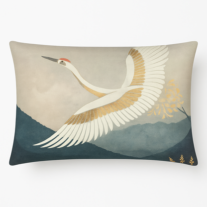 Avar Elegant Watercolor Pillowcase – Stylish Rectangular Home Accent