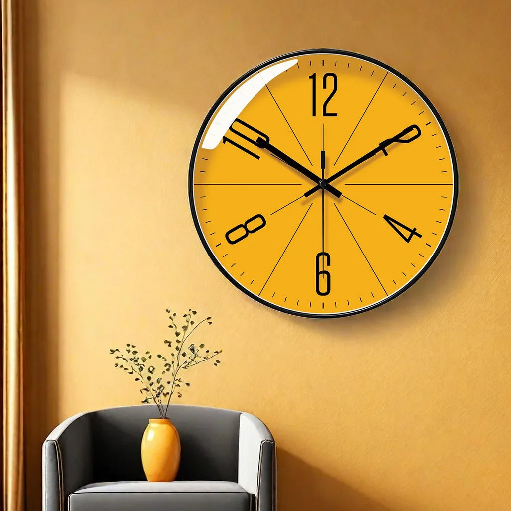 Elara Modern Wall Clock Decor for Stylish Contemporary Living Spaces