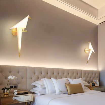 Sylven Bird Modern Wall Light – Artistic LED Sconce for Cozy Interiors