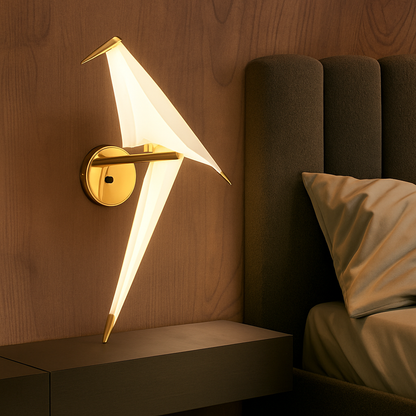 Sylven Bird Modern Wall Light – Artistic LED Sconce for Cozy Interiors