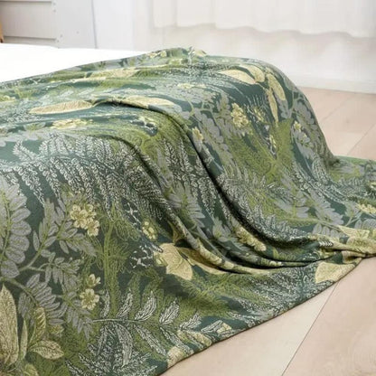 LunaWeave Bamboo Cooling Blanket for Summer Sleepers – Breathable Lightweight Comfort