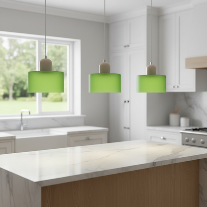 Bauhaus Glass Pendant Light - Modern Kitchen Pendant Lighting
