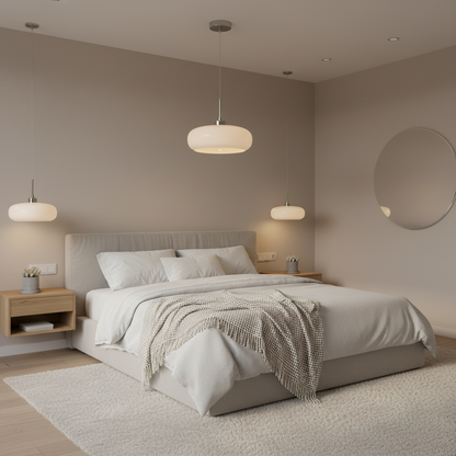 Bauhaus Glass Pendant Lights | Modern Hanging Light Fixture