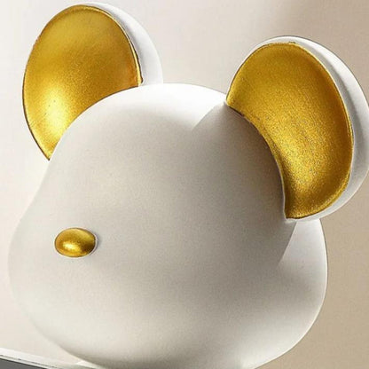 Orion Bear Alarm Clock with Modern LED Decorative Design Features