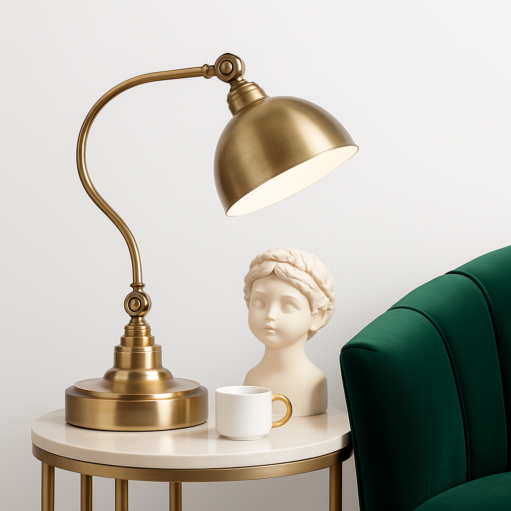 Corvelle Rustic LED Table Lamp – Stylish Lighting for Modern Homes