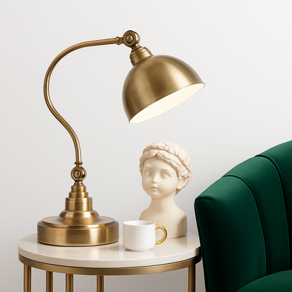 Corvelle Rustic LED Table Lamp – Stylish Lighting for Modern Homes