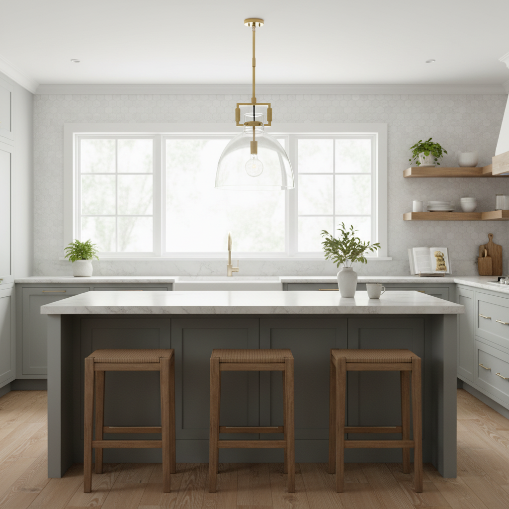 Bramont Pendant Light – Brass Cloche Design for Elegant Illumination