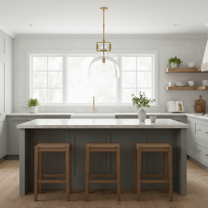 Bramont Pendant Light – Brass Cloche Design for Elegant Illumination