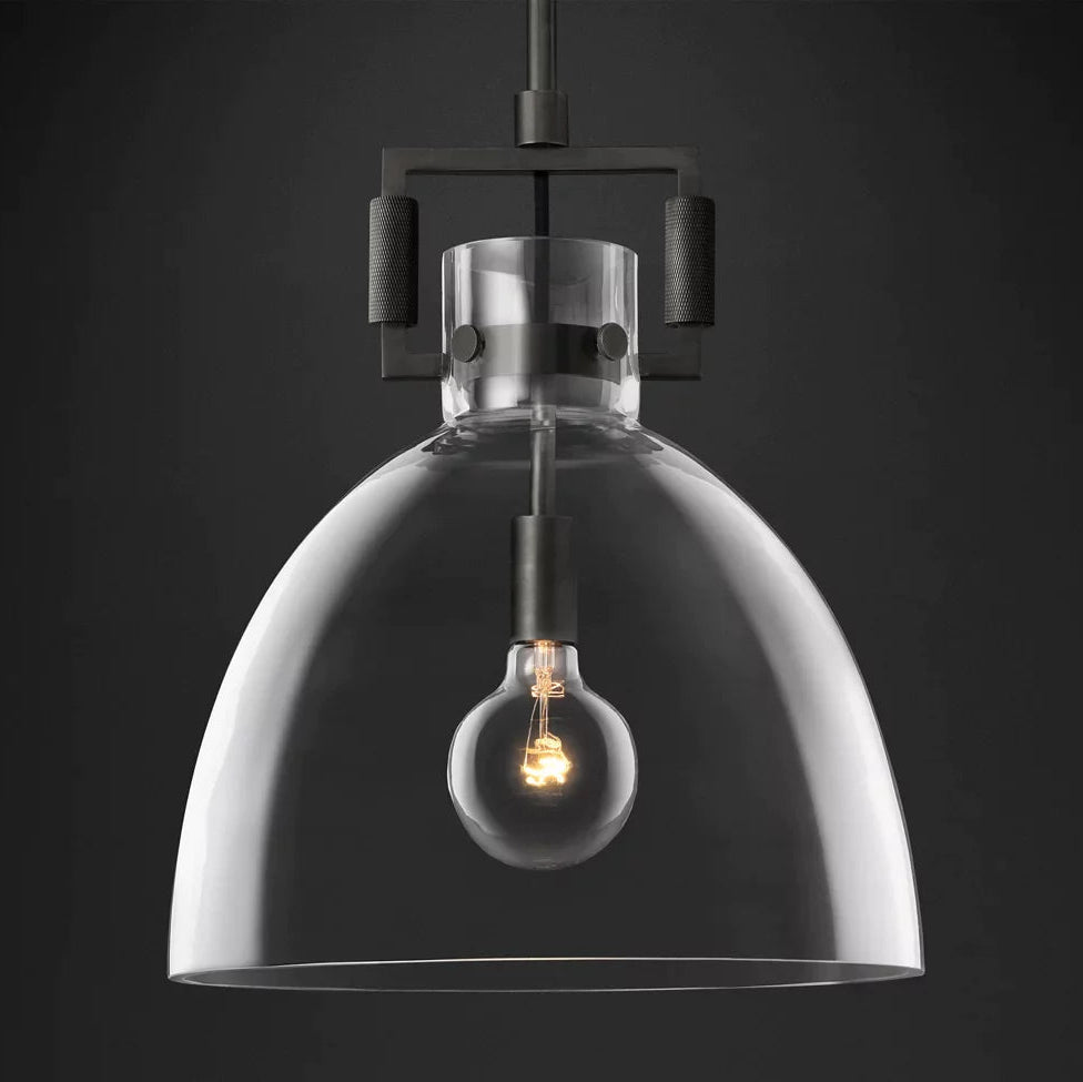 Bramont Pendant Light – Brass Cloche Design for Elegant Illumination
