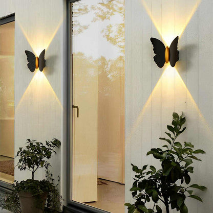 Auralyn Breeze Shape LED Outdoor Wall Lamp – Artistic Animal Silhouette Garden Light