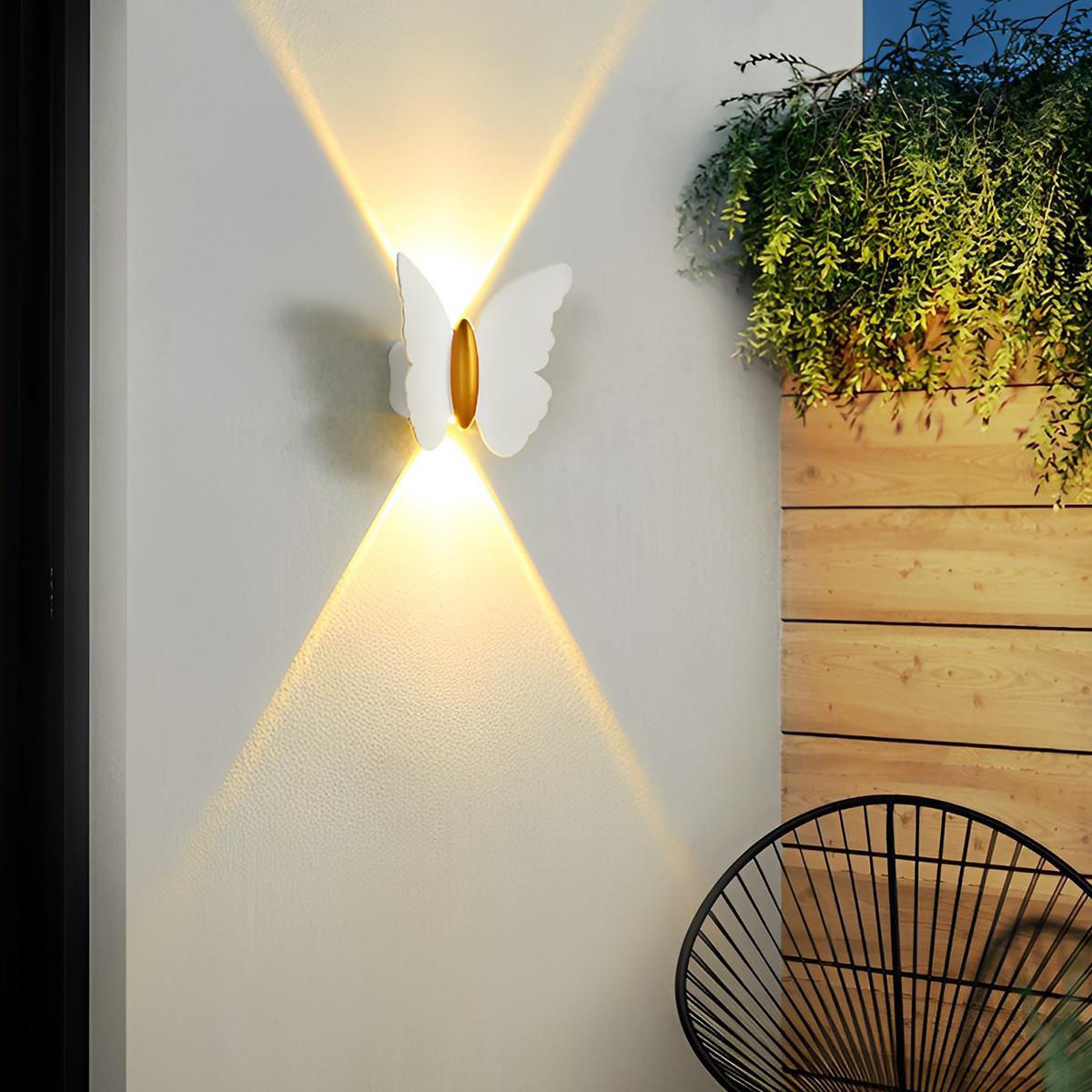 Auralyn Breeze Shape LED Outdoor Wall Lamp – Artistic Animal Silhouette Garden Light