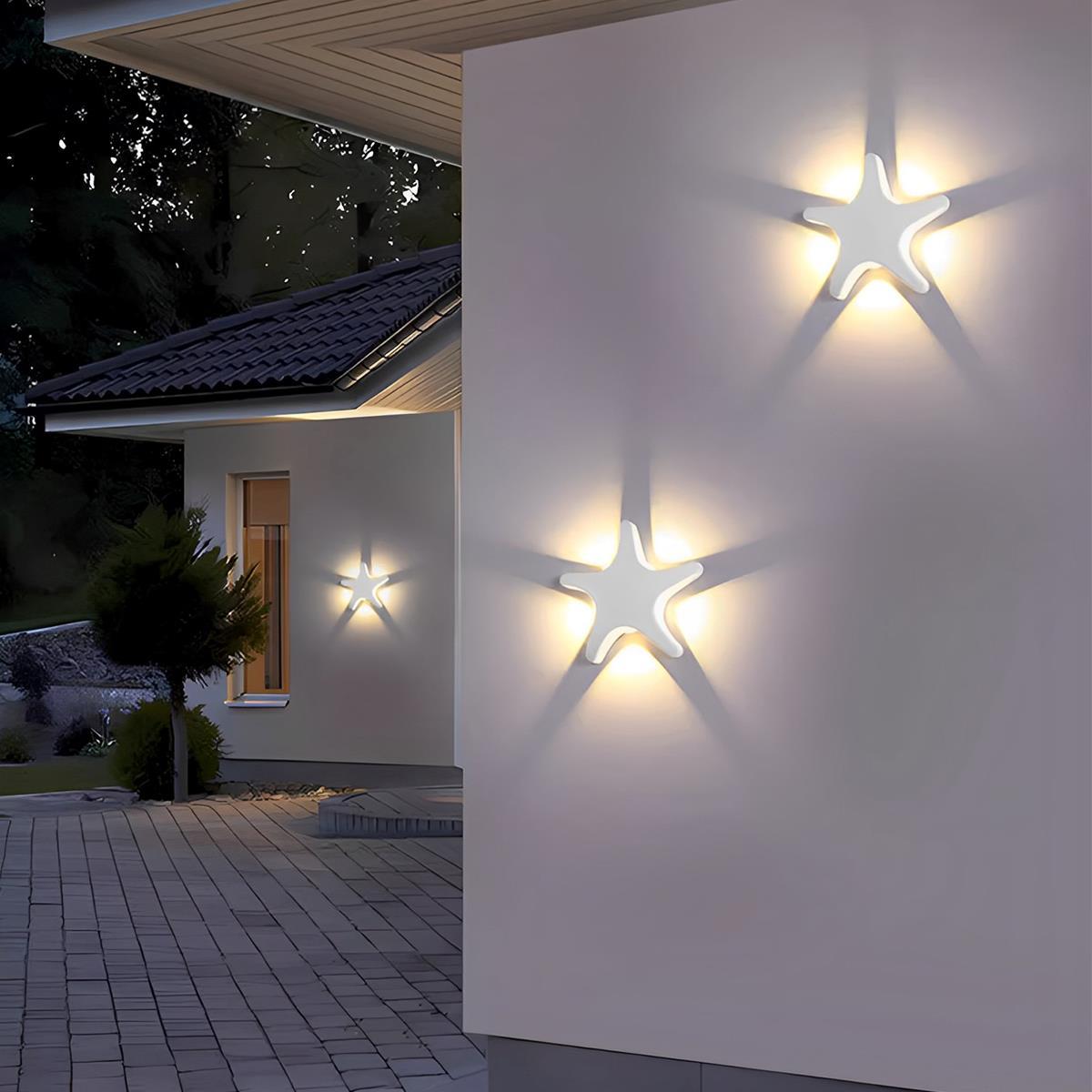 Auralyn Breeze Shape LED Outdoor Wall Lamp – Artistic Animal Silhouette Garden Light