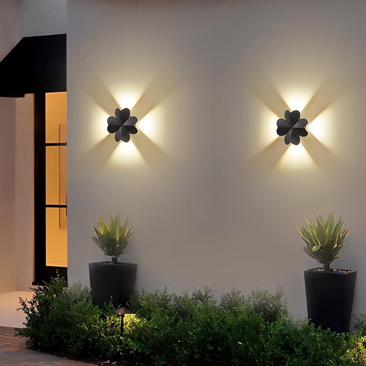 Auralyn Breeze Shape LED Outdoor Wall Lamp – Artistic Animal Silhouette Garden Light