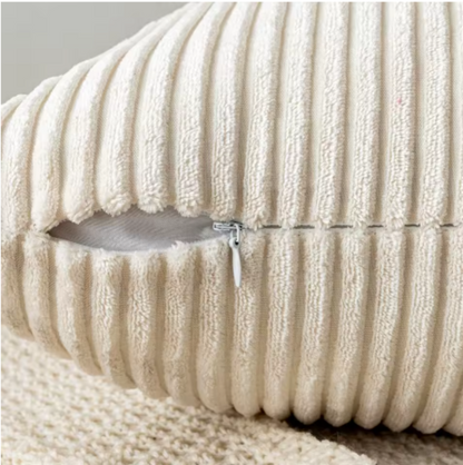 Briory Home Modern Sofa Cushion Covers – Soft Striped Design for Chic Decor
