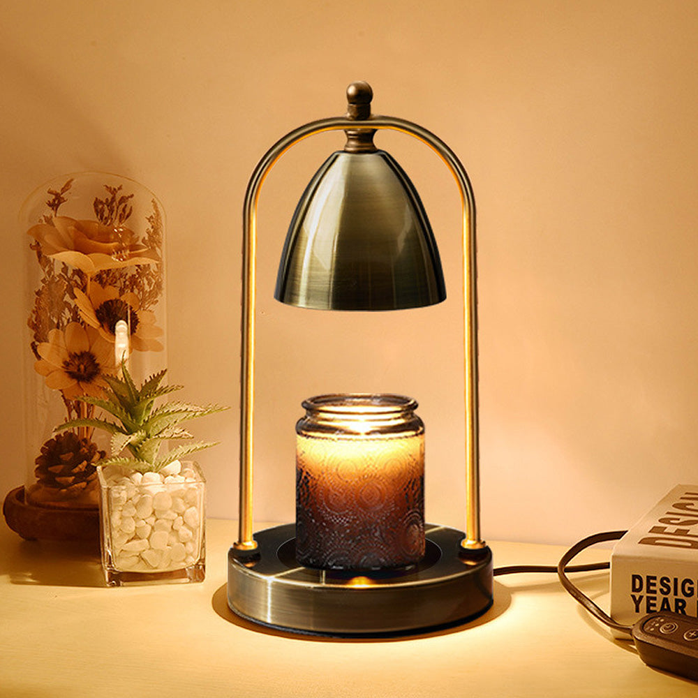 Veliora Candle Aroma Lamp – Dimmable Flame-Free Wax Melter for Relaxing Home Fragrance