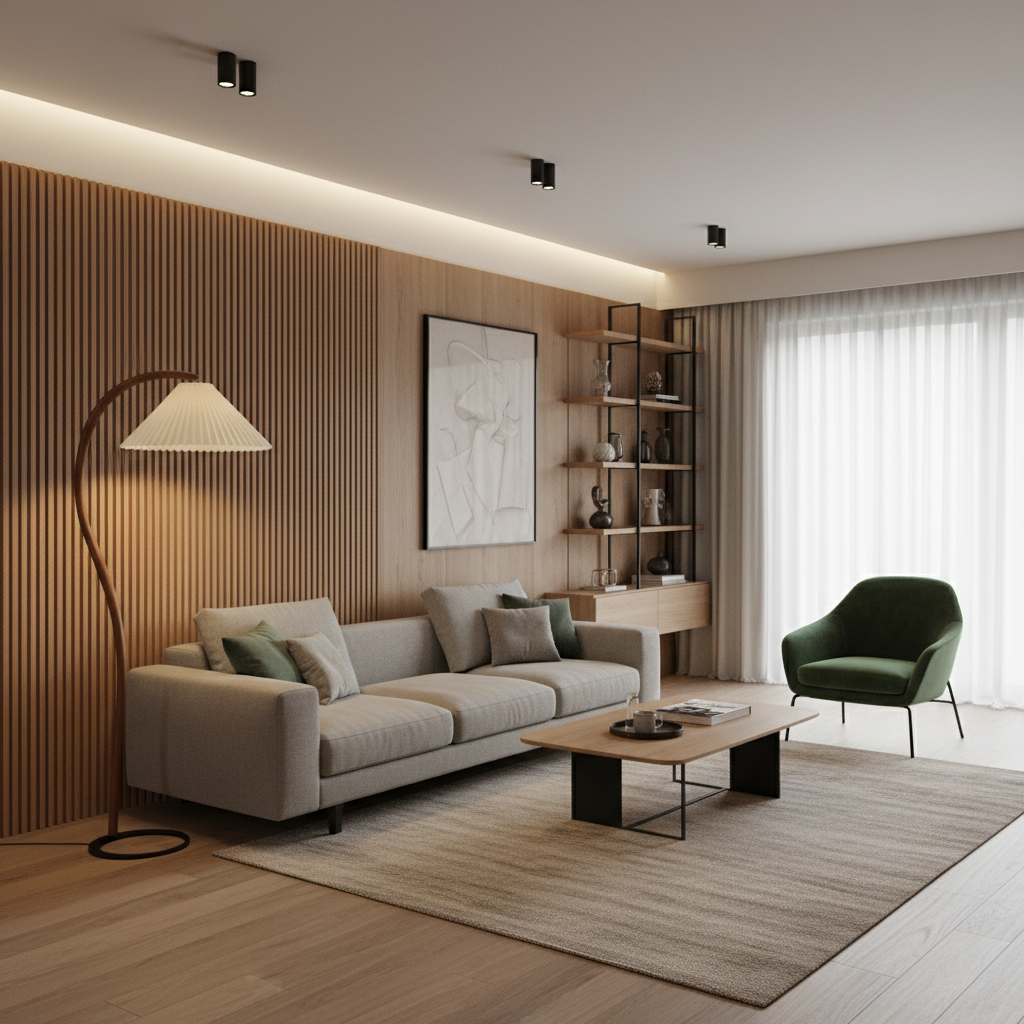 Caprani | Modern Floor Lamp for Living Room