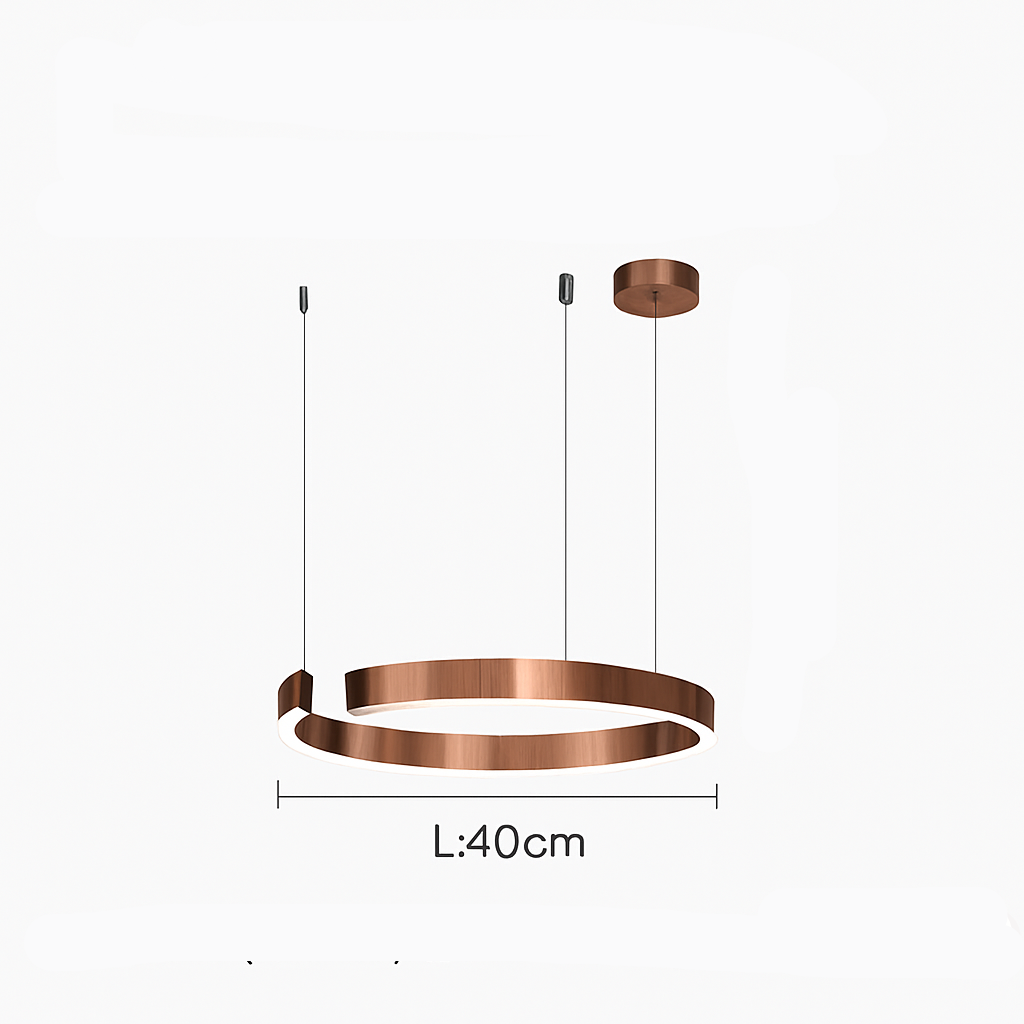 Soleene Modern Black LED Pendant Light for Contemporary Interior Spaces