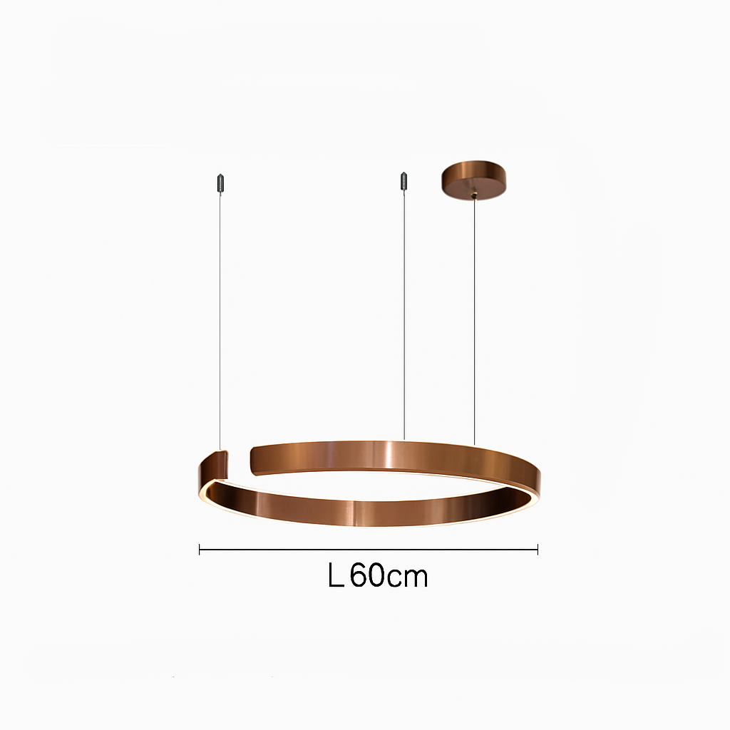 Soleene Modern Black LED Pendant Light for Contemporary Interior Spaces