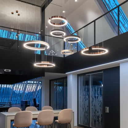 Soleene Modern Black LED Pendant Light for Contemporary Interior Spaces