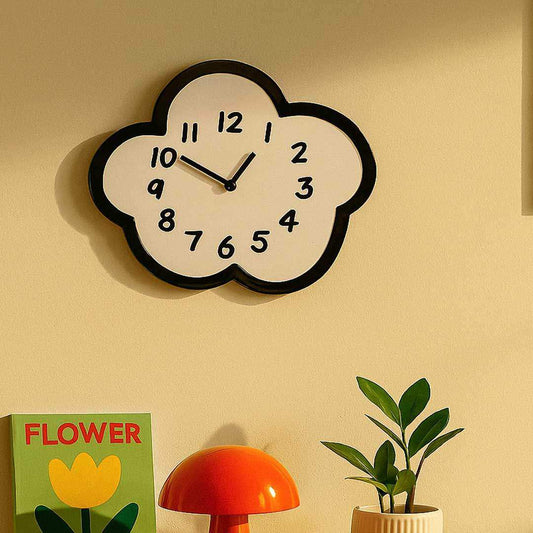 Cielo Large Modern Wall Clock – Charming Cloud Design for Unique Decor