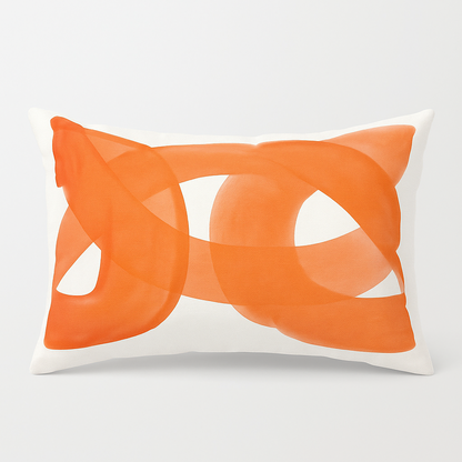 Cella Modern Decorative Pillowcase – Geometric Design for Stylish Lumbar Support