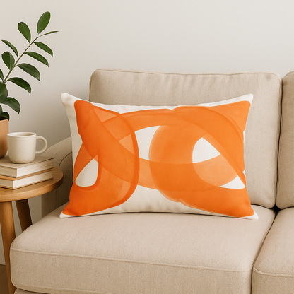 Cella Modern Decorative Pillowcase – Geometric Design for Stylish Lumbar Support
