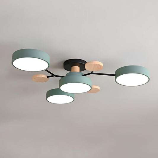 Lunor Contemporary Flush Mount LED Ceiling Fixture