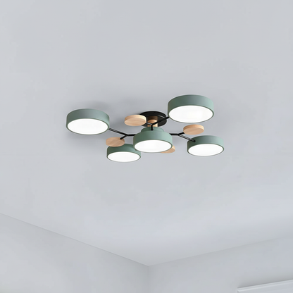 Lunor Contemporary Flush Mount LED Ceiling Fixture