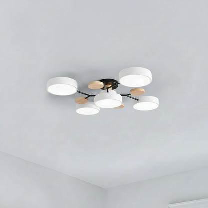 Lunor Contemporary Flush Mount LED Ceiling Fixture