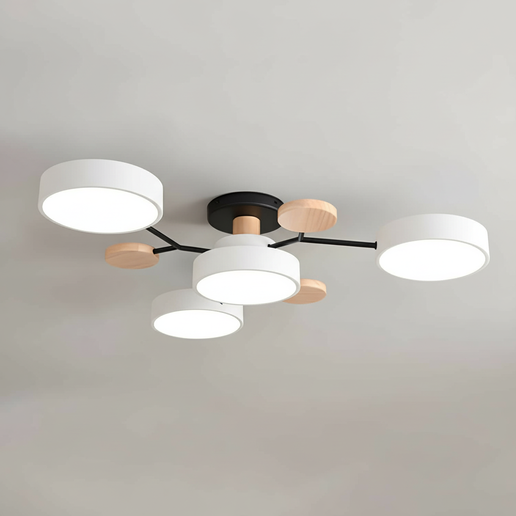 Lunor Contemporary Flush Mount LED Ceiling Fixture