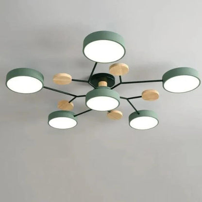Lunor Contemporary Flush Mount LED Ceiling Fixture