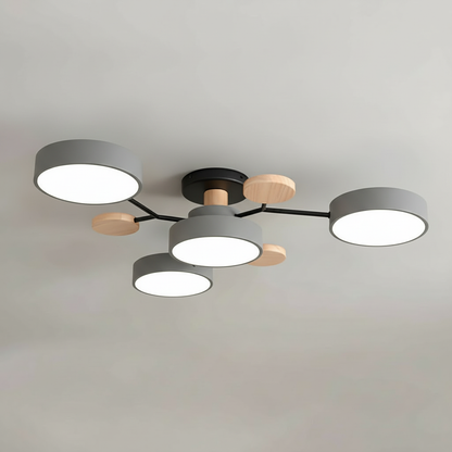 Lunor Contemporary Flush Mount LED Ceiling Fixture