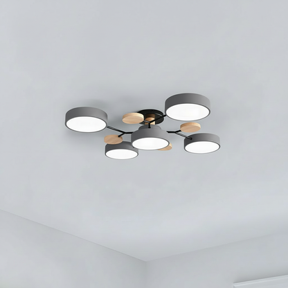Lunor Contemporary Flush Mount LED Ceiling Fixture