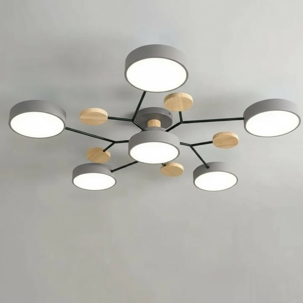 Lunor Contemporary Flush Mount LED Ceiling Fixture