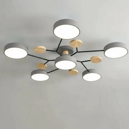 Lunor Contemporary Flush Mount LED Ceiling Fixture