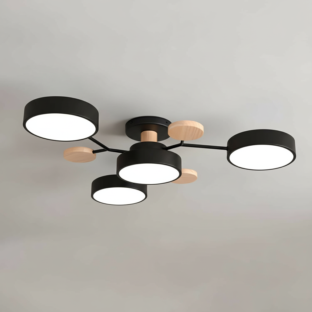 Lunor Contemporary Flush Mount LED Ceiling Fixture