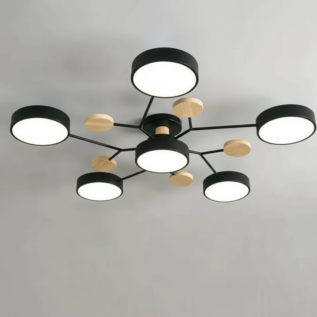 Lunor Contemporary Flush Mount LED Ceiling Fixture
