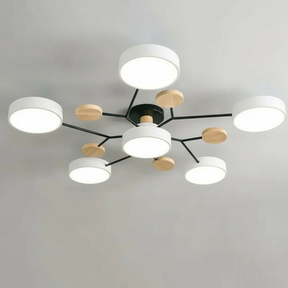 Lunor Contemporary Flush Mount LED Ceiling Fixture