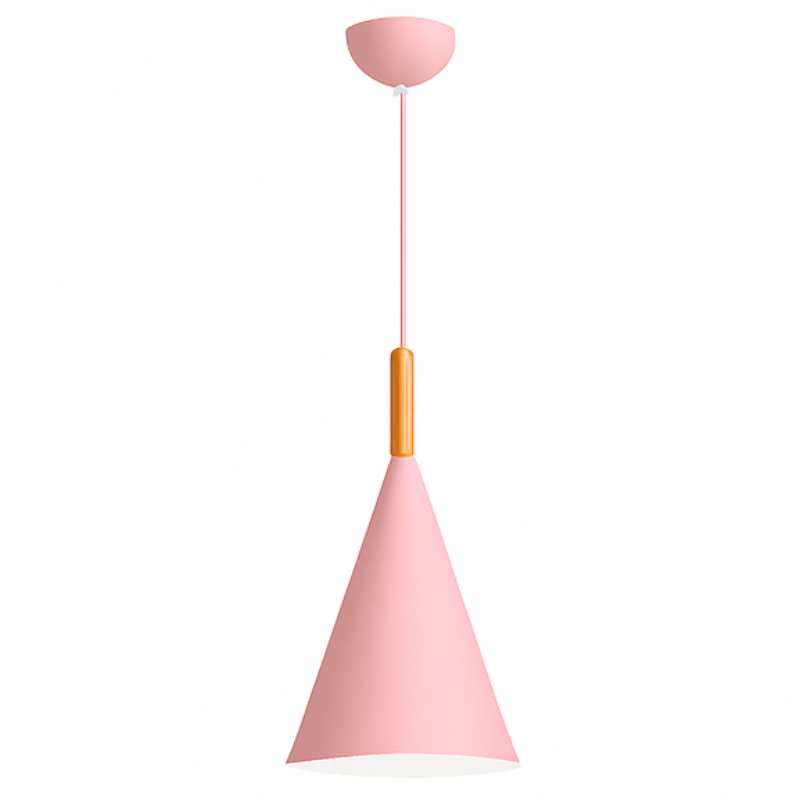 Lunex Conical Pendant Light – Modern Metal and Wood Kitchen Fixture