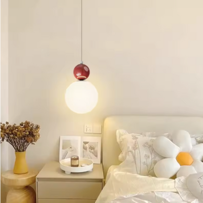 Nivaro Bauhaus Pumpkin Pendant Light – Artistic Modern Ceiling Lamp for Elegant Interiors