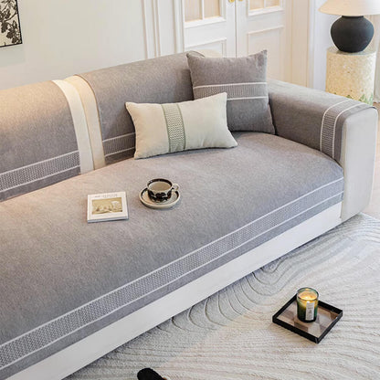Corad Chenille Sofa Cover – Scratch Resistant Slipcover for Stylish Protection