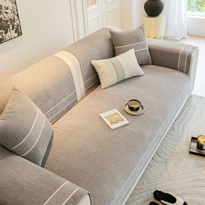 Corad Chenille Sofa Cover – Scratch Resistant Slipcover for Stylish Protection