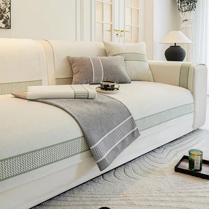 Corad Chenille Sofa Cover – Scratch Resistant Slipcover for Stylish Protection