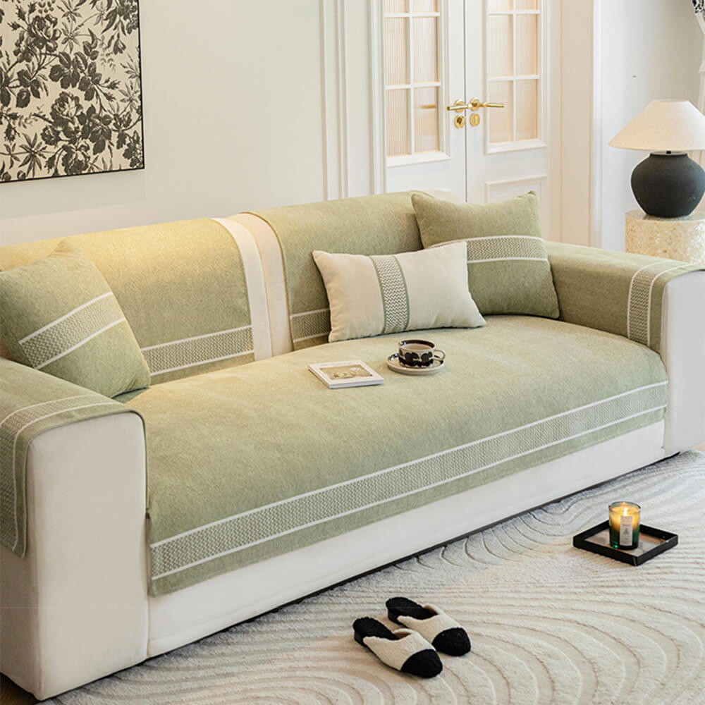 Corad Chenille Sofa Cover – Scratch Resistant Slipcover for Stylish Protection