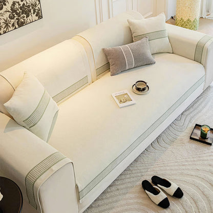 Corad Chenille Sofa Cover – Scratch Resistant Slipcover for Stylish Protection