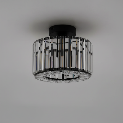 Rovelle Elegant Crystal Ceiling Lamp Flush Mount Home Lighting