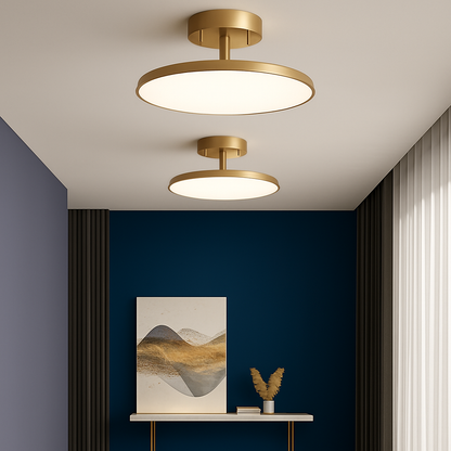 Halia Modern Black LED Ceiling Light – Rotatable Design for Versatile Illumination
