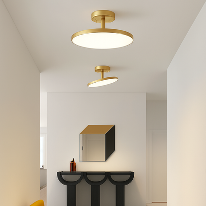 Halia Modern Black LED Ceiling Light – Rotatable Design for Versatile Illumination