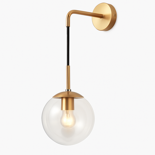 Virel Modern Wall Sconce with Hanging Glass Ball Design for Interiors