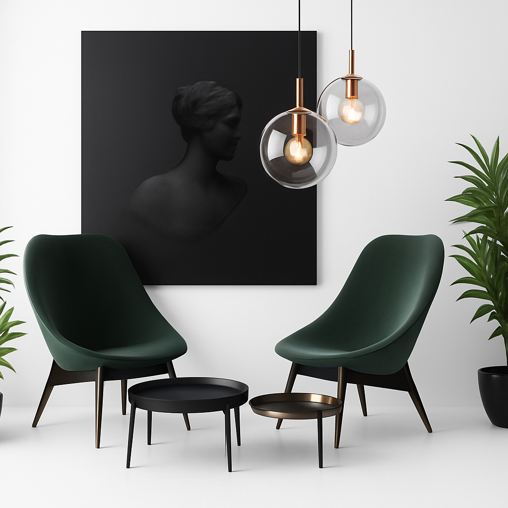 Virel Modern Wall Sconce with Hanging Glass Ball Design for Interiors